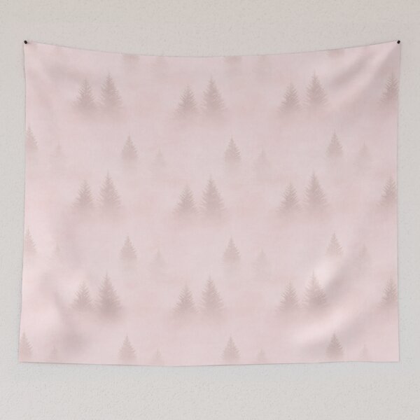 Item preview, Blush Pine Trees, Soft Winter Silhouettes, Christmas Pattern designed and sold by patternicco.