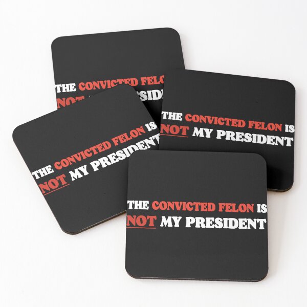 Item preview, The Convicted Felon Is Not My President Bumper designed and sold by Jaxym.