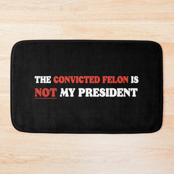 Item preview, The Convicted Felon Is Not My President Bumper designed and sold by Jaxym.