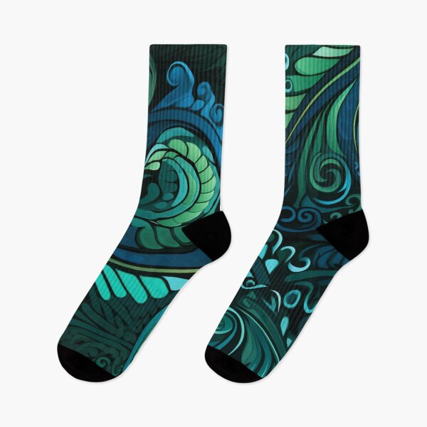 Artikelvorschau, Neuseeland Māori Paua Muster Koru Design 49 entworfen und verkauft von GrinGalore.