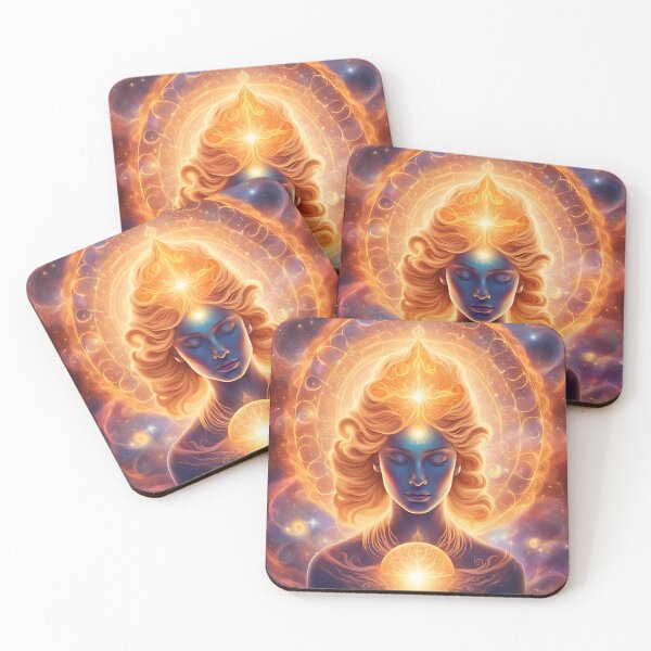 Item preview, Celestial realm with swirling galaxies designed and sold by stine1.