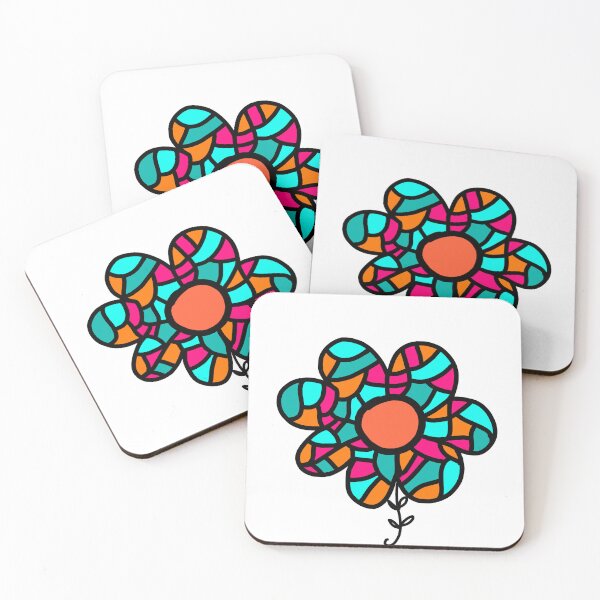 Item preview, Colorful flower. designed and sold by Midnight Ssketches.