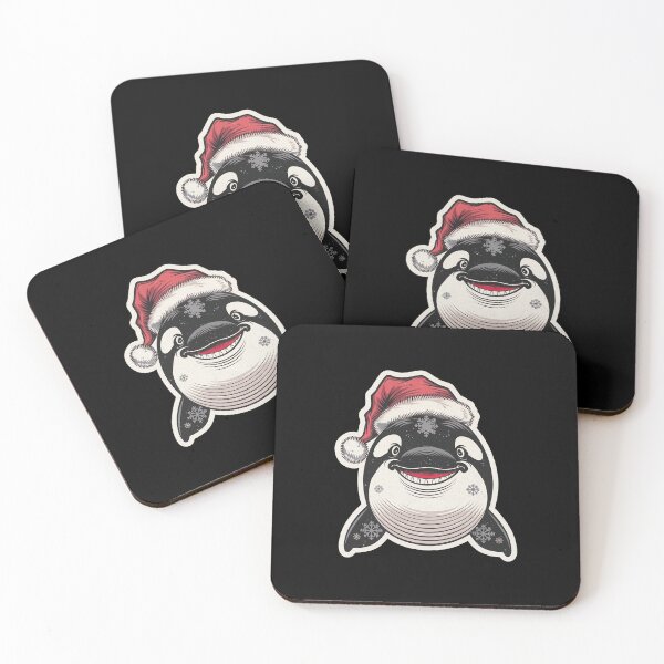 Item preview, Christmas Orca Killer Whale - Santa's Helper designed and sold by GRABAPSHOP.