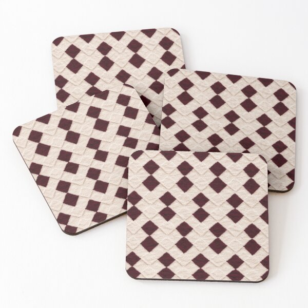 Item preview, Vintage Knit Diamonds, Cozy Winter Vibe, Christmas Pattern designed and sold by patternicco.