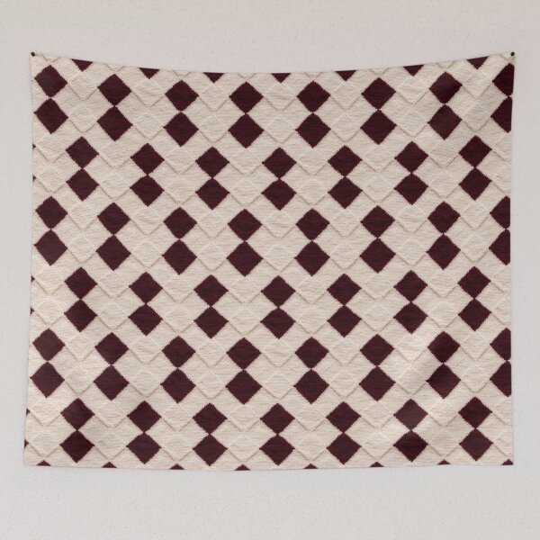 Item preview, Vintage Knit Diamonds, Cozy Winter Vibe, Christmas Pattern designed and sold by patternicco.