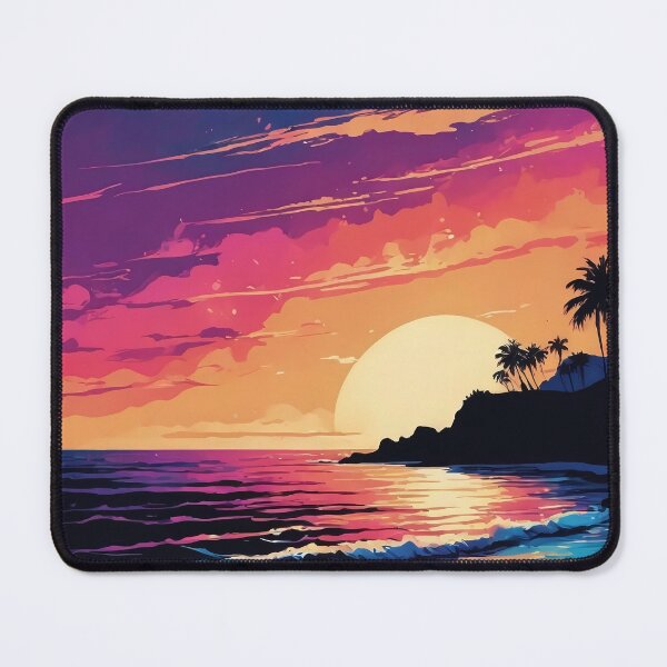 Item preview, Vibrant Sunrise Over the Ocean designed and sold by ByteyCreatives.