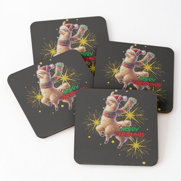 Item preview, Christmas Llama designed and sold by Crafty Capers Drift.