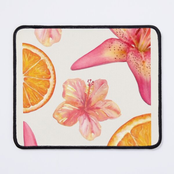 Item preview, Orange Fruit Flower Lily Abstract Print Coquette Cute Soft designed and sold by DALdesignstore.