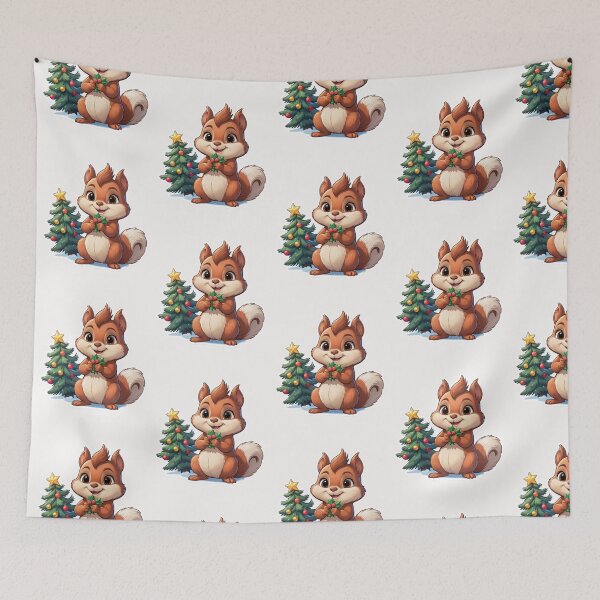 Item preview, Christmas Cartoon Squirrel designed and sold by Krieghorn.