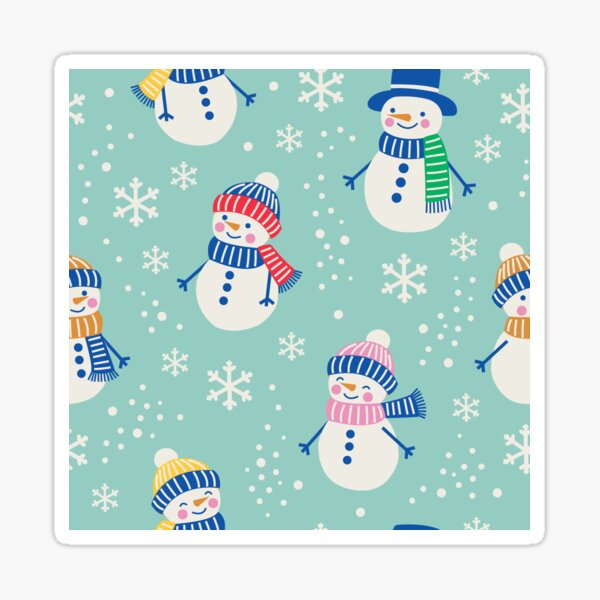 Snowy Joy Sticker