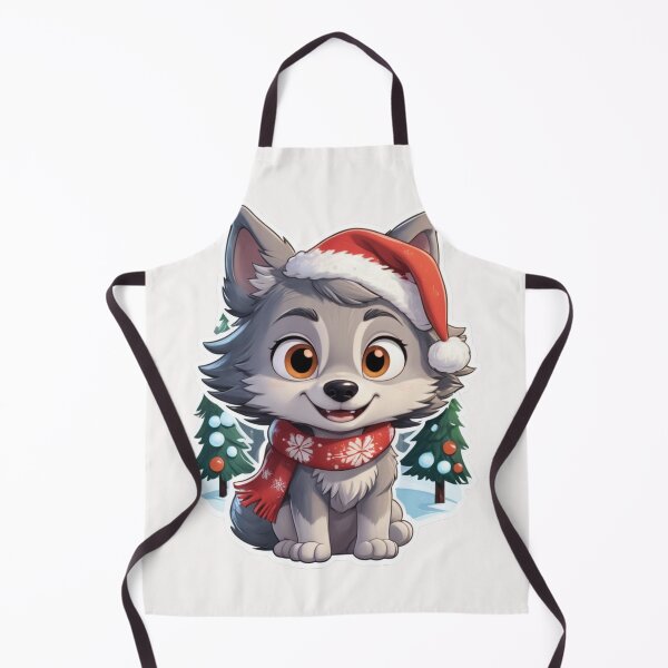 Item preview, Christmas Cartoon Wolf designed and sold by Krieghorn.