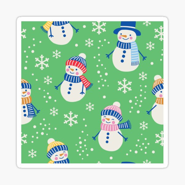 Snowy Joy Sticker