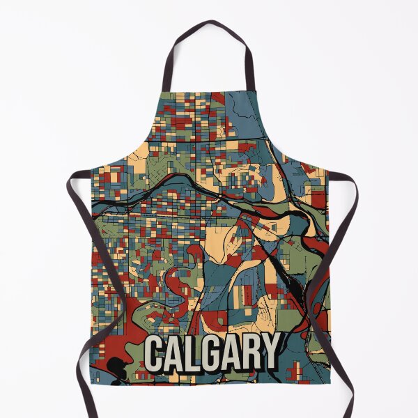 Item preview, Calgary Canada Earthtone City Map Art designed and sold by Stadify.