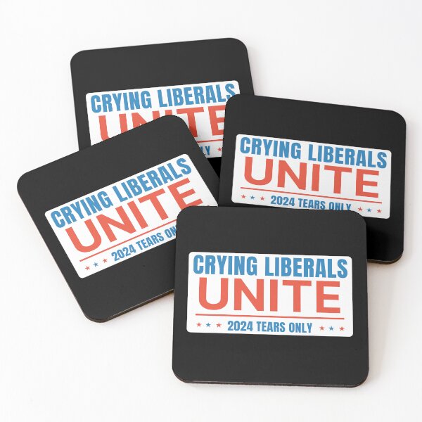 Item preview, Crying Liberals Unite – 2024 Tears Only | Humorous Political Design designed and sold by DesignDazzles.