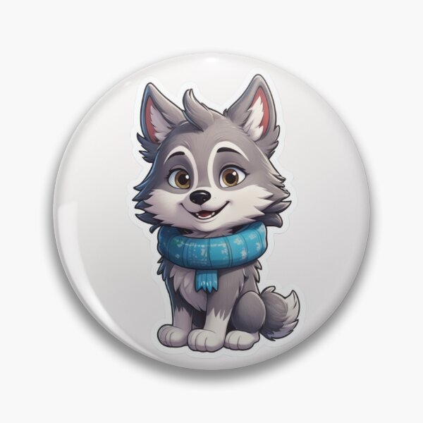 Item preview, Cartoon Winter Wolf designed and sold by Krieghorn.