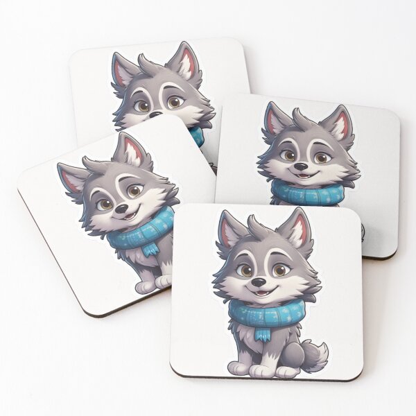 Item preview, Cartoon Winter Wolf designed and sold by Krieghorn.