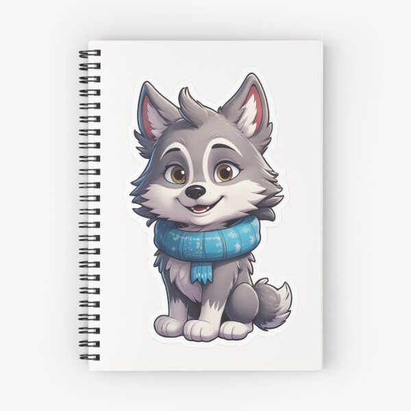 Item preview, Cartoon Winter Wolf designed and sold by Krieghorn.