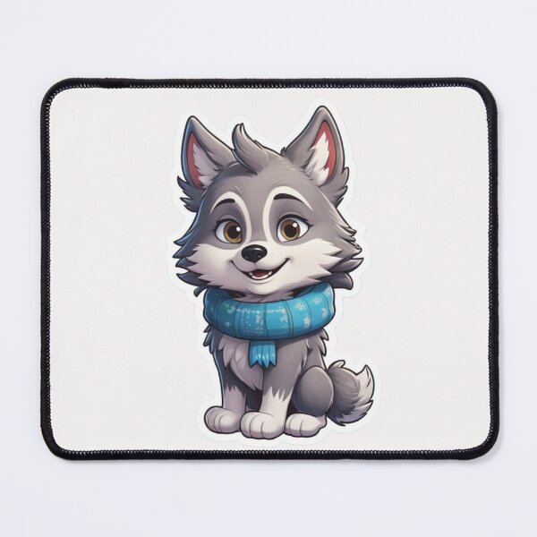 Item preview, Cartoon Winter Wolf designed and sold by Krieghorn.