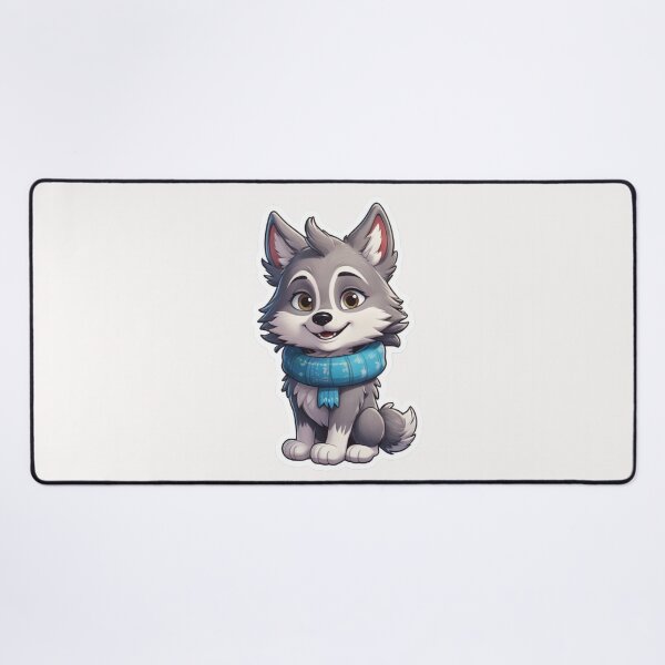 Item preview, Cartoon Winter Wolf designed and sold by Krieghorn.