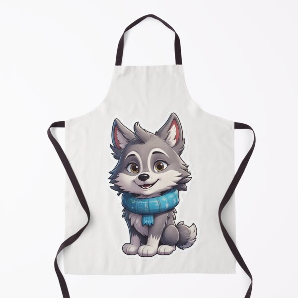 Item preview, Cartoon Winter Wolf designed and sold by Krieghorn.