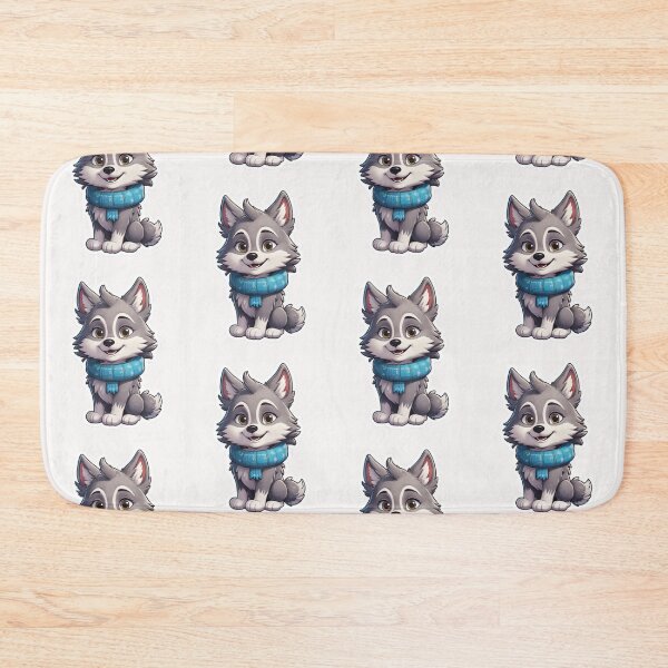 Item preview, Cartoon Winter Wolf designed and sold by Krieghorn.