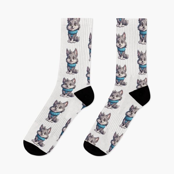 Item preview, Cartoon Winter Wolf designed and sold by Krieghorn.