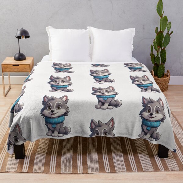 Item preview, Cartoon Winter Wolf designed and sold by Krieghorn.