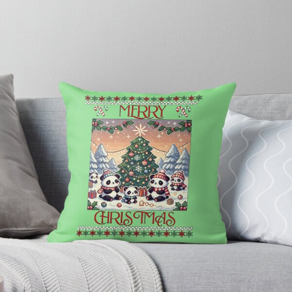 Item preview,  "Merry Christmas Panda Scene" designed and sold by BaKaT-s.