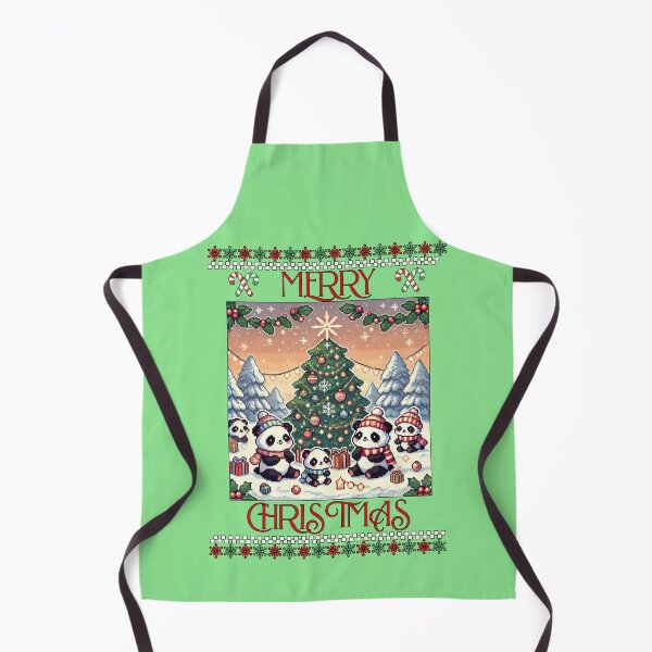 Item preview,  "Merry Christmas Panda Scene" designed and sold by BaKaT-s.