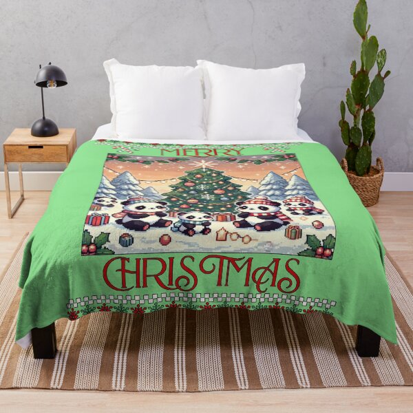 Item preview,  "Merry Christmas Panda Scene" designed and sold by BaKaT-s.