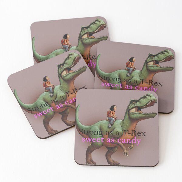 Item preview, T-Rex and girl designed and sold by Dudiudi.