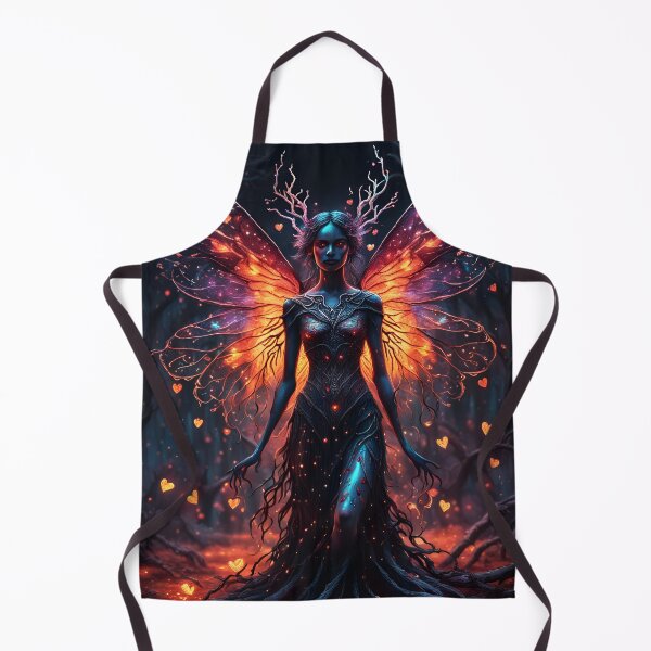 Item preview, Ethereal Inferno: The Fiery-Eyed Fairy of Broken Hearts #RBandme #RedbubbleExclusive designed and sold by stine1.