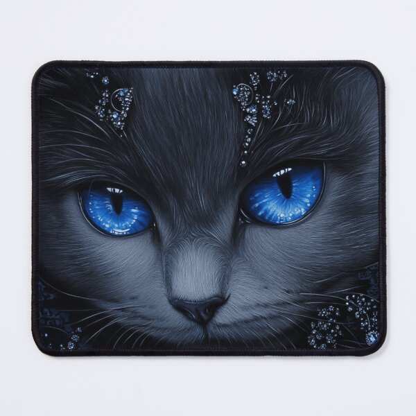Item preview, Mystic Russian Blue Cat designed and sold by Nocturne Paws.