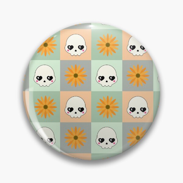 Item preview, Skulls and flowers pattern designed and sold by sasyall.