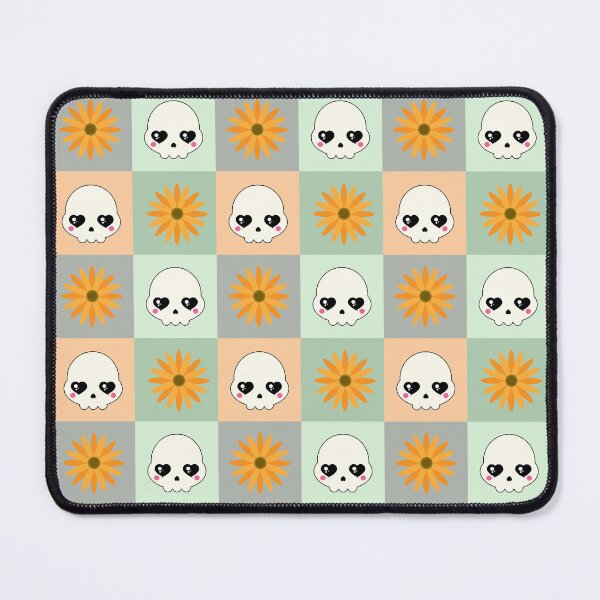 Item preview, Skulls and flowers pattern designed and sold by sasyall.
