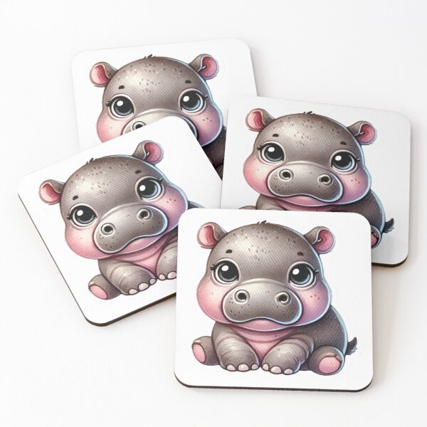 Item preview, Cute Baby Hippo designed and sold by Jeffyshop389.