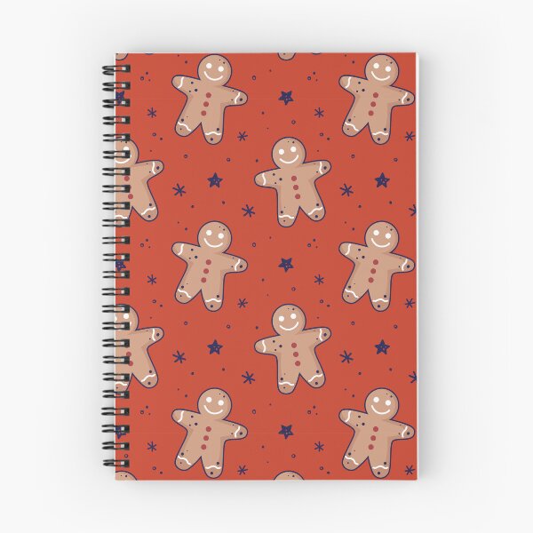 Item preview, Gingerbread men, snowflakes seamless pattern. Christmas background. Festive baked, flat design, doodle style. designed and sold by adamtepl.