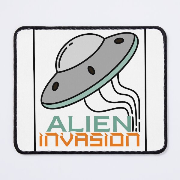 Item preview, Alien invasion, flying ufo designed and sold by coloursforkids.