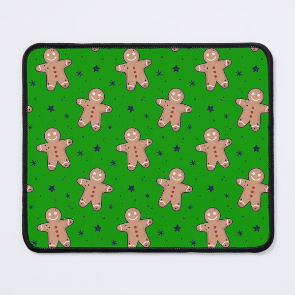 Item preview, Gingerbread men, snowflakes seamless pattern. Christmas background. Festive baked, flat design, doodle style. designed and sold by adamtepl.