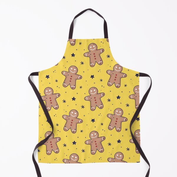 Item preview, Gingerbread men, snowflakes seamless pattern. Christmas background. Festive baked, flat design, doodle style. designed and sold by adamtepl.