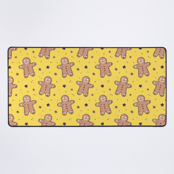 Item preview, Gingerbread men, snowflakes seamless pattern. Christmas background. Festive baked, flat design, doodle style. designed and sold by adamtepl.
