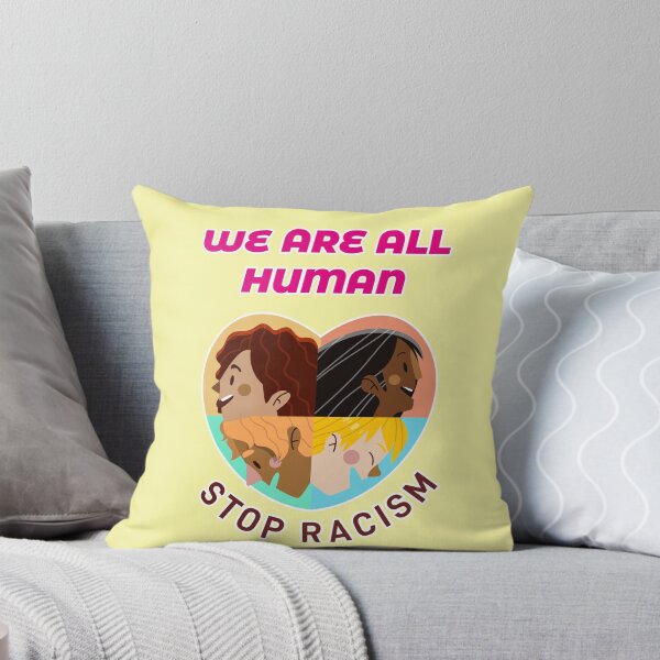 Item preview, stop racism we are all human designed and sold by Mauswohn.