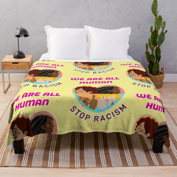 Item preview, stop racism we are all human designed and sold by Mauswohn.