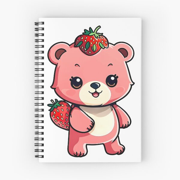 Item preview, A little bear who loves eating strawberries designed and sold by JumpLoe.