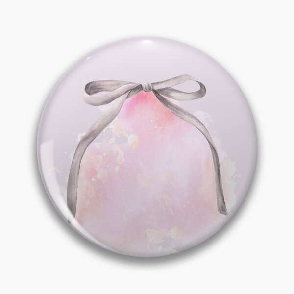 Item preview, Watercolor ribbon, grey bow on watercolor pink abstract background. Hand drawn clipart designed and sold by BartolArt.