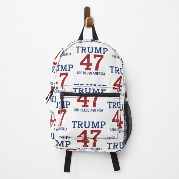 Aperçu de l'œuvre Trump 47 Que Dieu bénisse l'Amérique créée et vendue par HowToCanadian.