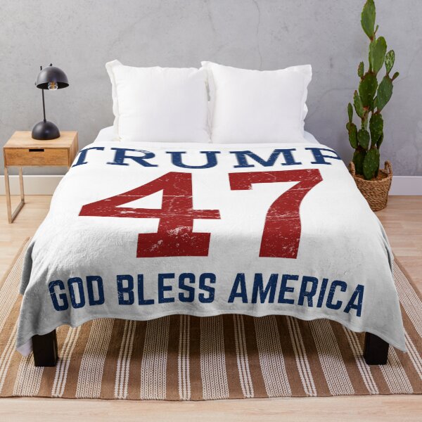 Item preview, Trump 47 God Bless America designed and sold by HowToCanadian.