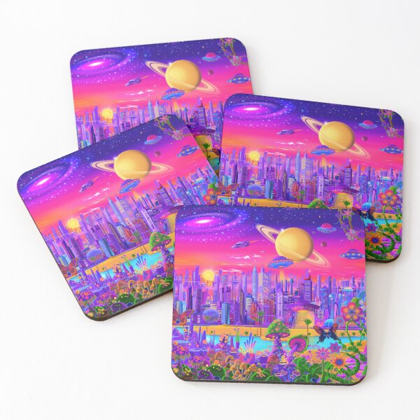 Item preview, Cosmic Metropolis designed and sold by GeraldNewtonArt.