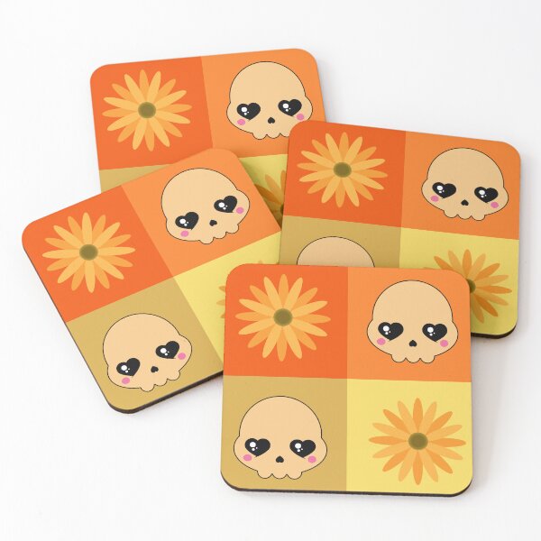 Item preview, Skulls and flowers pattern designed and sold by sasyall.