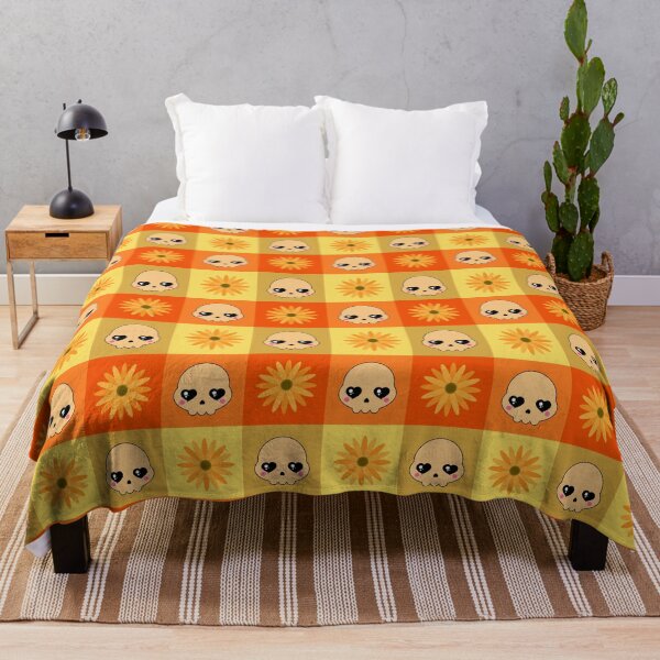 Item preview, Skulls and flowers pattern designed and sold by sasyall.